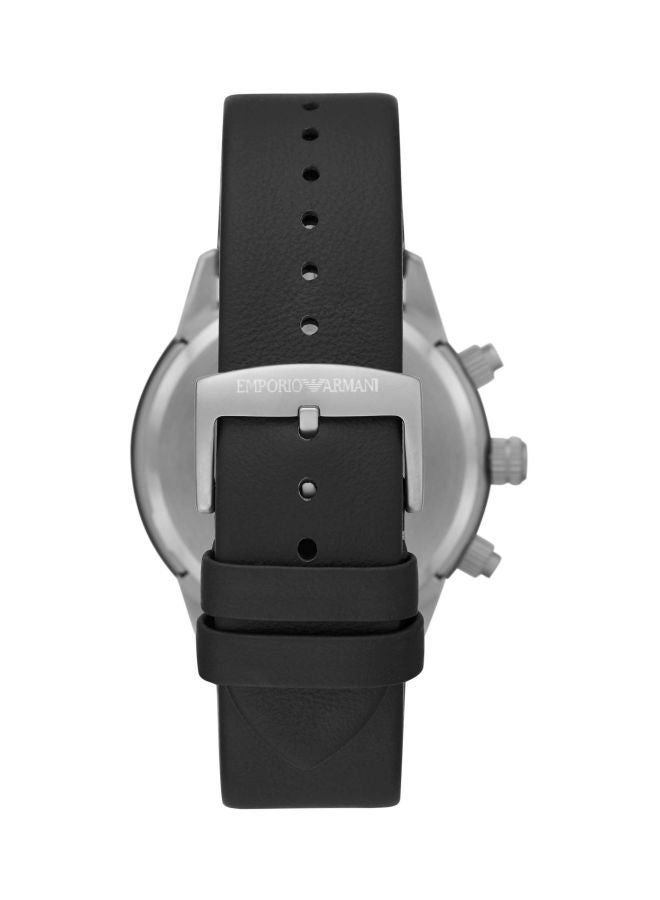 EMPORIO ARMANI Men Mario Chronograph Watch AR11325 - 44 mm - Black - Image 2
